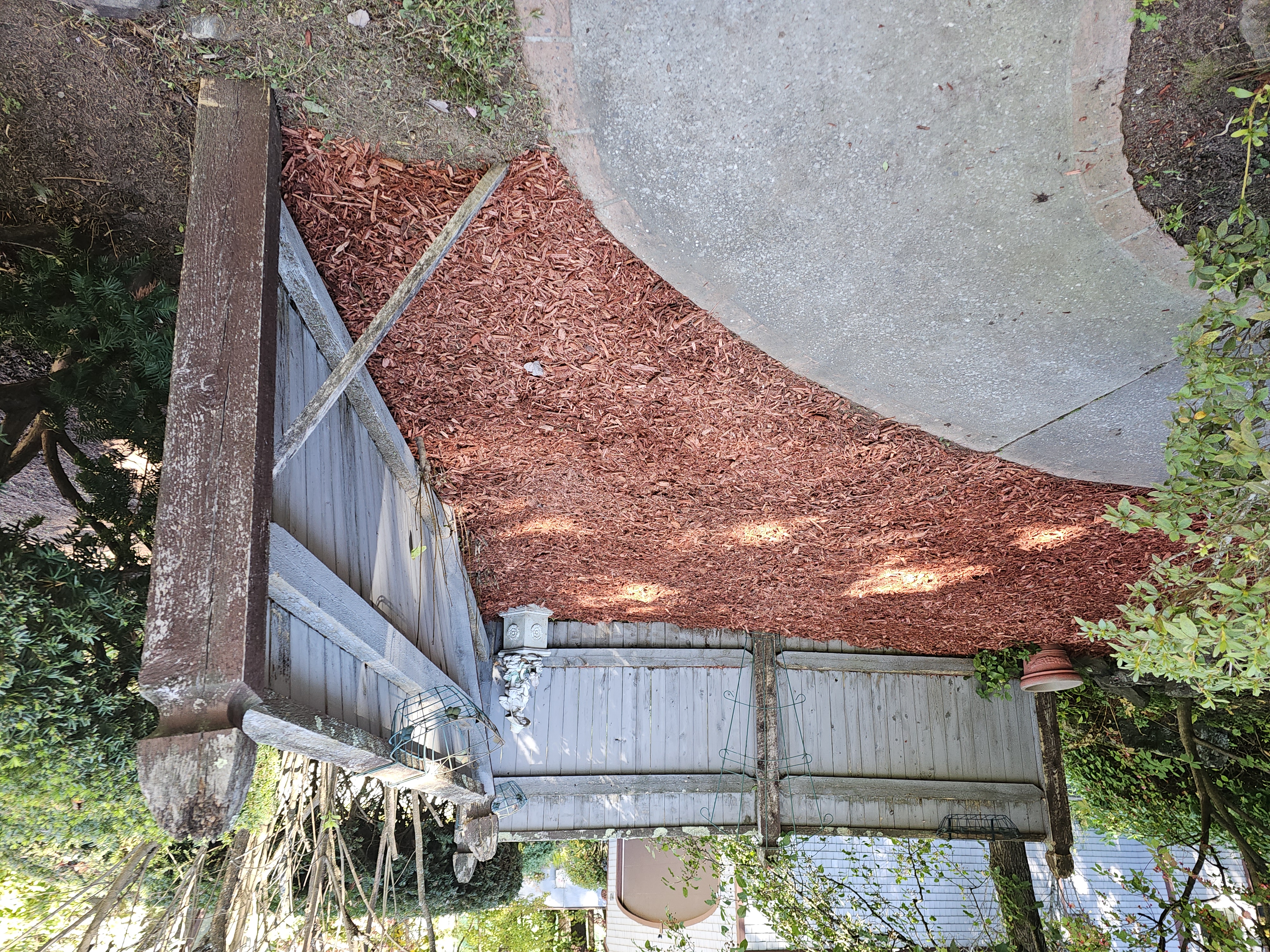 Clean with mulch